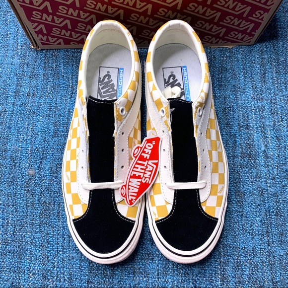 Vans Bold Ni Sneakers Mango Mojito Checkerboard Ultracush Insoles - Picture 3 of 6